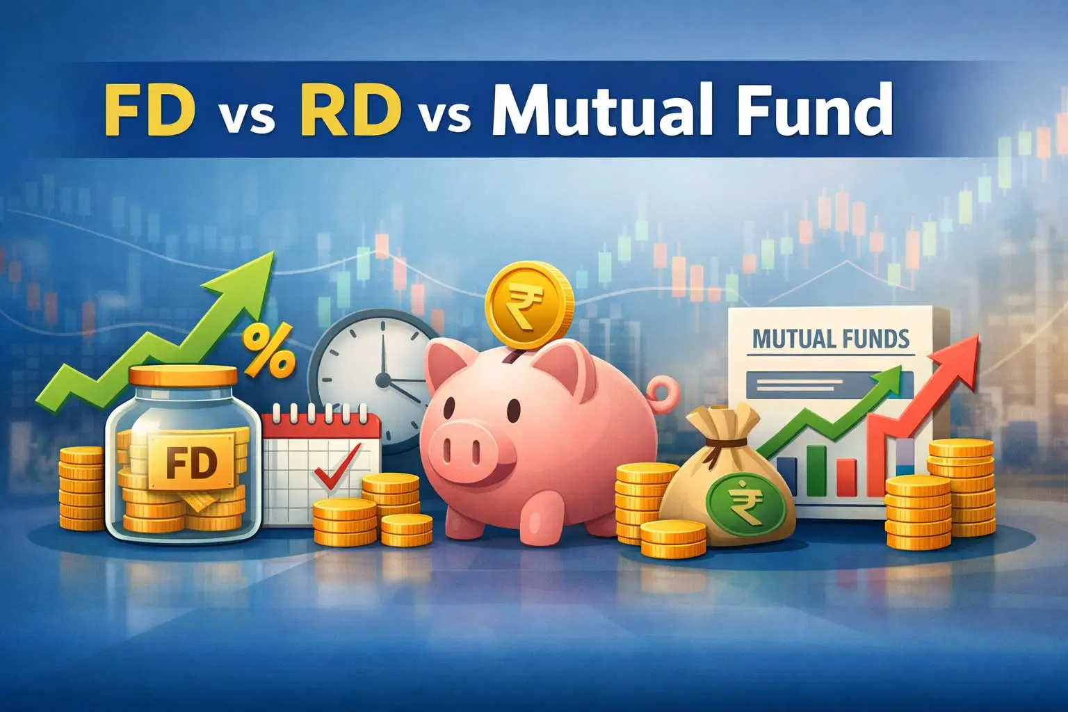 FD vs RD vs Mutual Fund
