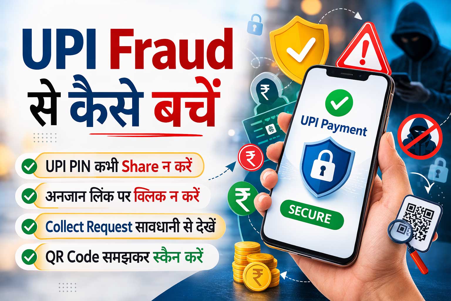 UPI Fraud से कैसे बचें